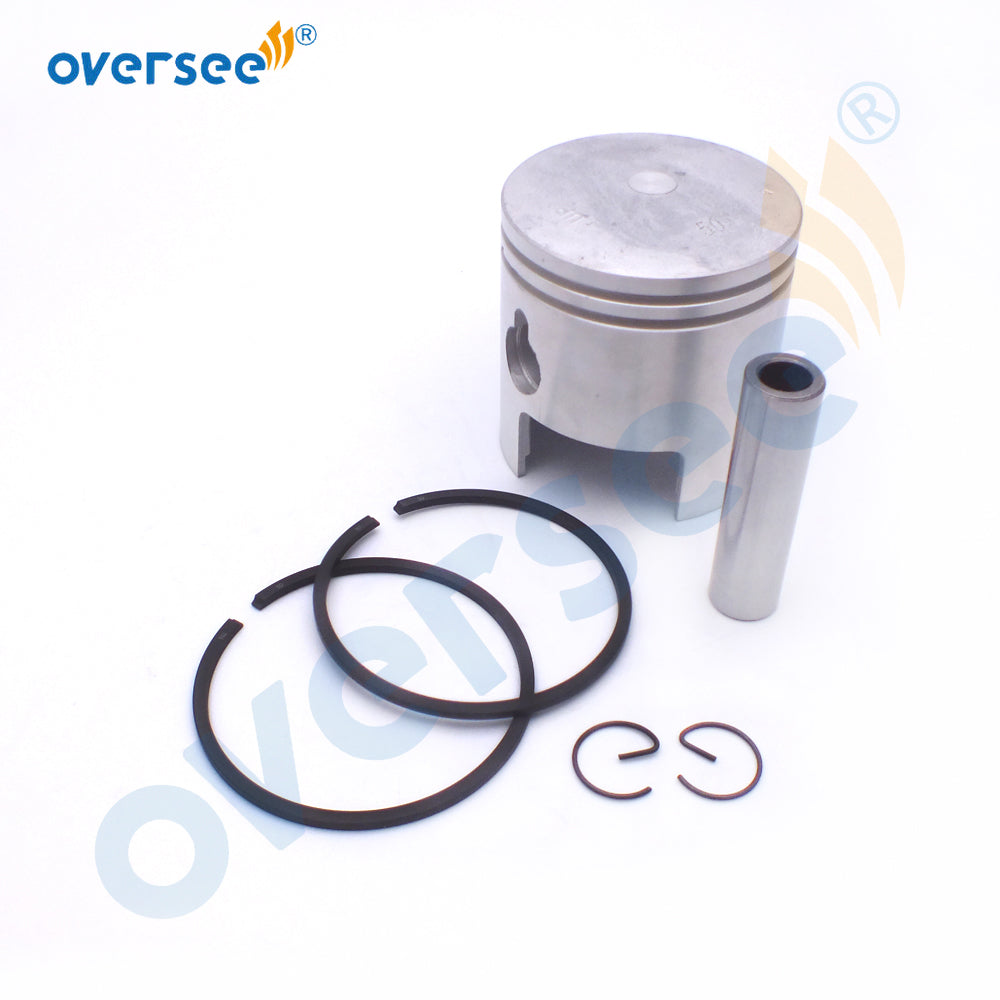 Oversee Boat Piston 350-00004-0 and Rings 350-00014-0 Kit Replaces For TOHATSU Outboard Motor 18HP MB18 M18