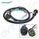 688-82590-17-00 Wire Harness Assy (10P) For Yamaha 2T 50 75 85HP Outboard Motor