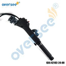 6X4-42101 Electric Handle Steering Assy For YAMAHA F50 F60 F70 Outboard Engine 6X4-42101-00-00