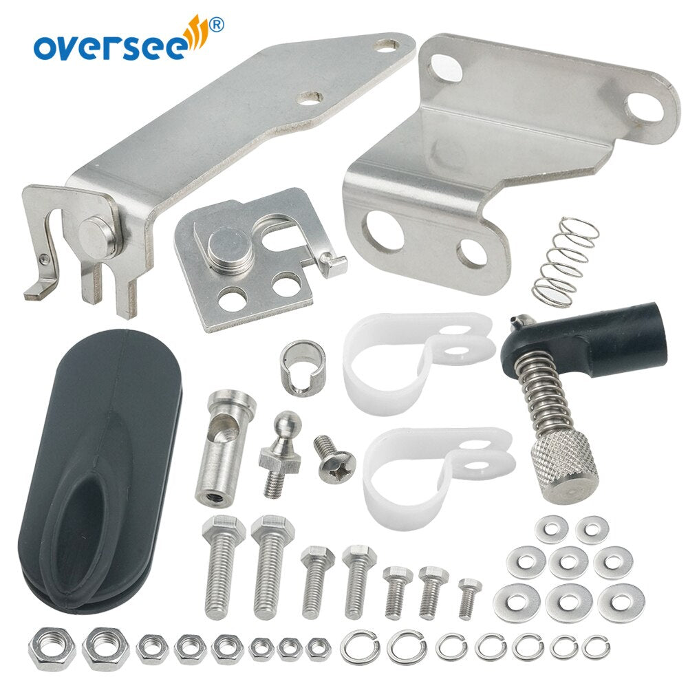 Remote Control Fitting Kit 853800A01, 853800A02 For Mercury Mariner 2 Stroke 25HP Outboard Motor