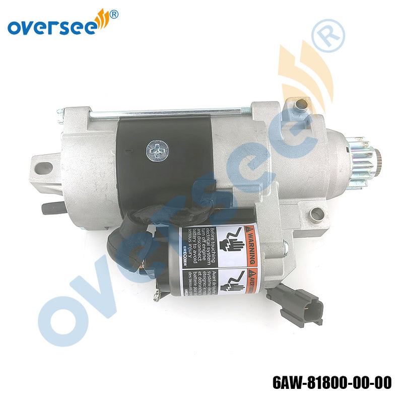 6AW-81800-00-00 Starting Motor for Yamaha F350 350HP 4-Stroke Outboard Engine