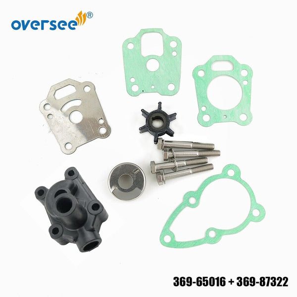 Oversee 369-65016-0 Water Pump Repair Kit (Upper) for Tohatsu 4HP 5HP HANGKAI 5HP 6HP Mercury 4HP 5HP outboard engine