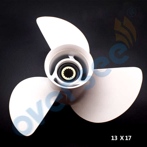 58130-ZW1-017AH Aluminium Outboard Propeller For Honda Outboard Engine 75/80/90/100/115/130hp (13  x 17" 3 Blade)
