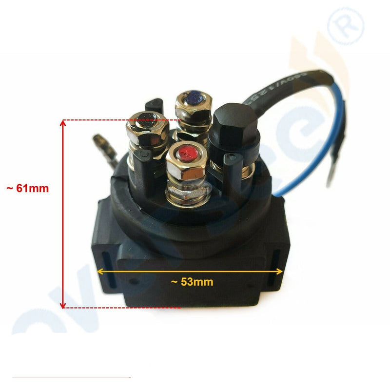 Oversee marine Boat Solenoid Power Trim & Tilt Relay Assy Up PTT 3C8-72580-0 for Tohatsu Nissan Mercury Quicksilver Outboard 2/4-stroke