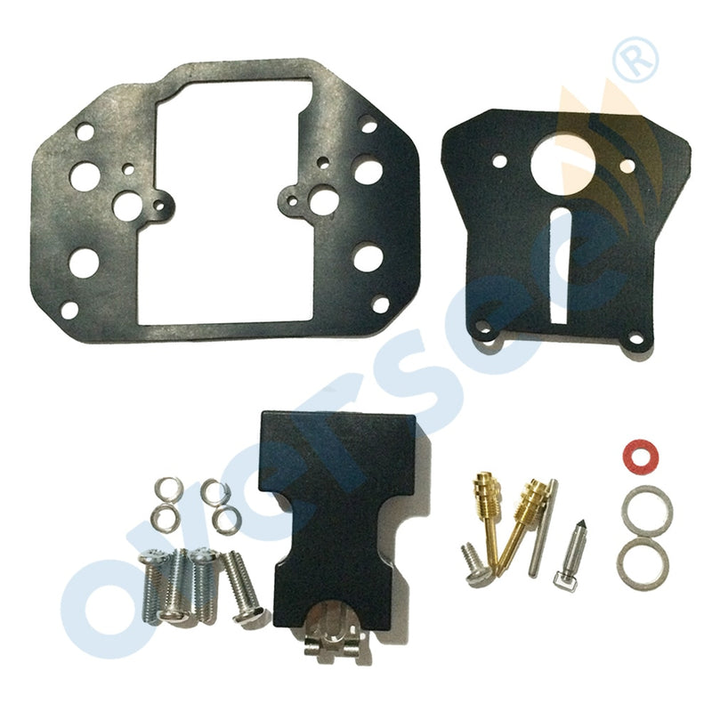 Oversee 6F5-W0093 6F6-W0093 Kit de reparación de carburador de motor fueraborda de 2 tiempos para Yamaha 40HP modo antiguo
