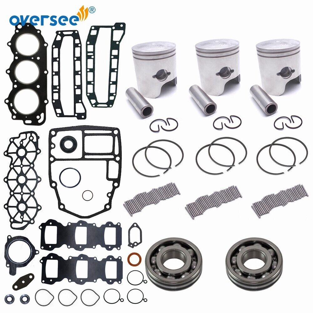 Crankshaft &Power Head Rebuild Kit STD 6H4/63D For Yamaha 2T 40 50HP 3 Cyl 40TRC