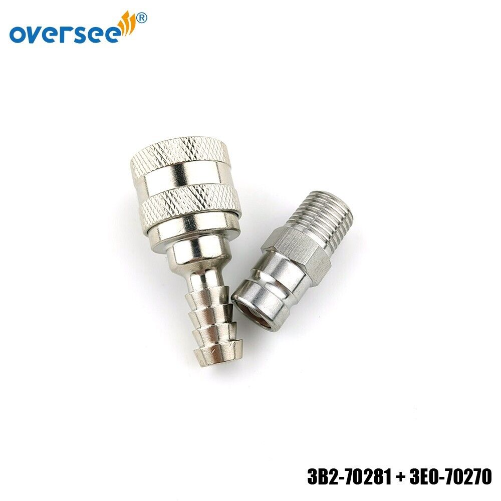 3B2-70281 Fuel Connector +Tank Plug 3E0-70270 For Tohatsu Nissan Suzuki Outboard