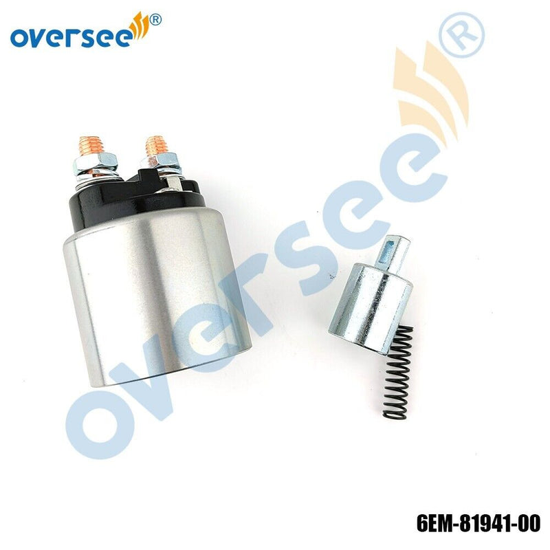 6EM-81941-00 Starter Solenoid Relay For Yamaha F75-115 VF90 VF115 Outboard Motor