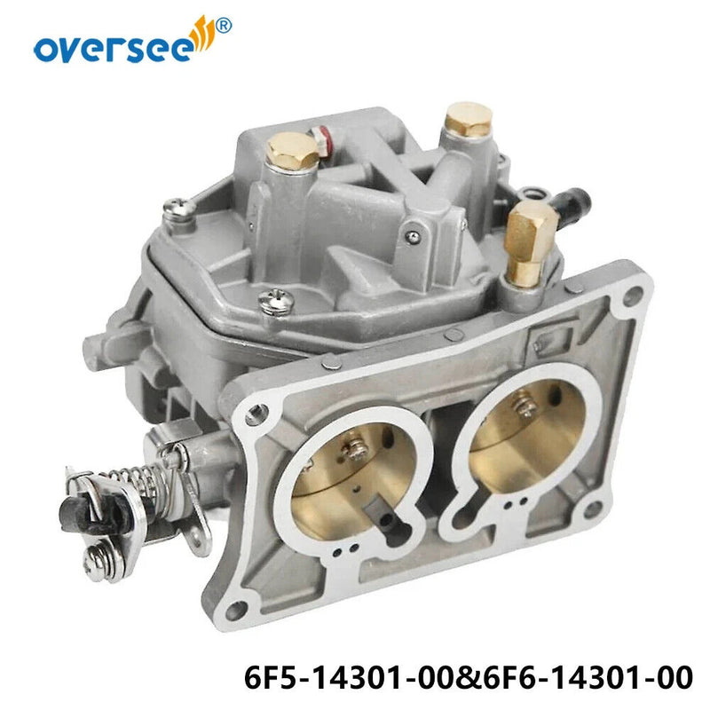 Topreal 6F5-14301-00 6F6-14301-00-00 Carburetor Assy For Yamaha 40HP J 2-Stroke Outboard