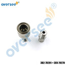 3B2-70281 Fuel Connector +Tank Plug 3E0-70270 For Tohatsu Nissan Suzuki Outboard