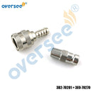 3B2-70281 Fuel Connector +Tank Plug 3E0-70270 For Tohatsu Nissan Suzuki Outboard