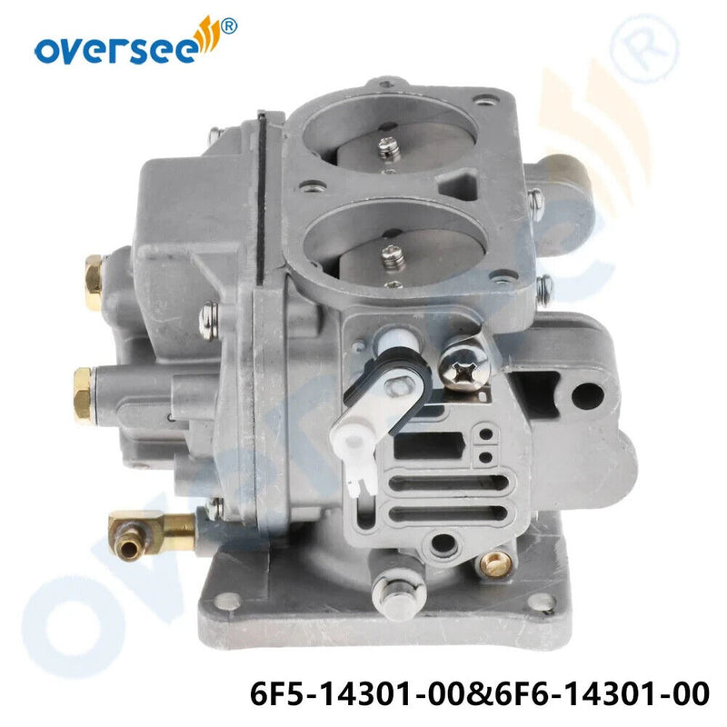 Topreal 6F5-14301-00 6F6-14301-00-00 Carburetor Assy For Yamaha 40HP J 2-Stroke Outboard