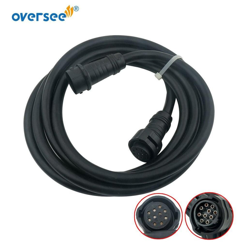 Oversee Marine 688-8258A 688-8258A-30 10Pin 9.8FT Wire Harness Extension Replacement For Yamaha Controller Box  150HP 200HP 250HP 2 Stroke Outboard Engine | oversee marine