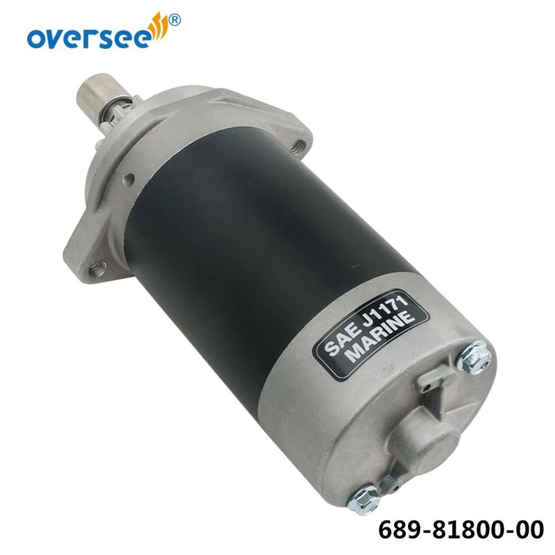 689-81800 Outboard Motor Starter For YAMAHA Outboard 25HP 30HP 689-81800-13 Or 689-81800-12 61T 61N 695 69S 61N-81800 Oversee Marine Store