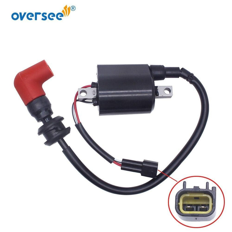 68F-82310 Ignition Coil With Cap For Yamaha Outboard Motor 4T 150HP to 250HP 60V-82310-10; 68F-82310-01 | oversee marine