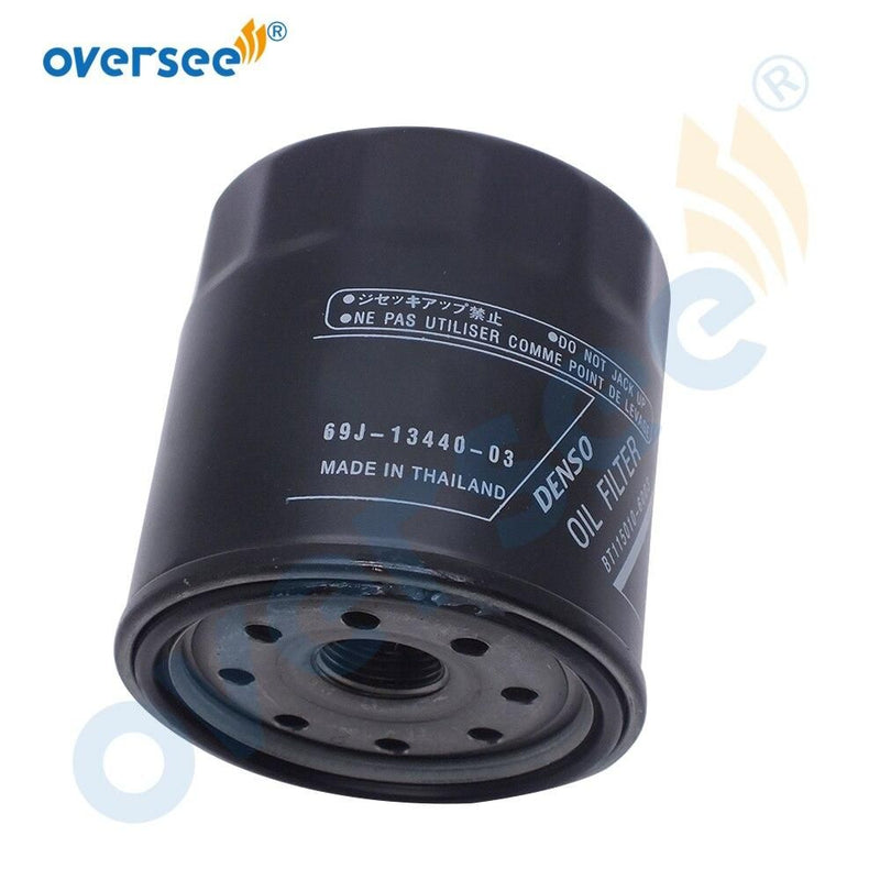 69J-13440 Oil Filter For Honda KAWASAKI YAMAHA Outboard Motor F150 F200 F225 F250; 69J-13440-04;69J-13440-00 | oversee marine