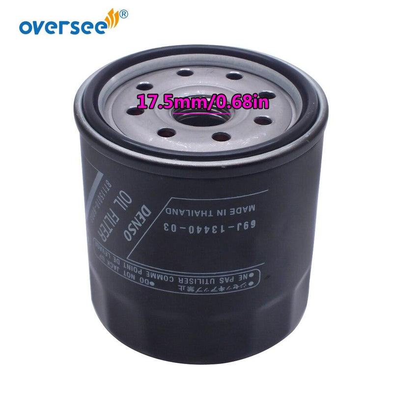 69J-13440 Oil Filter For Honda KAWASAKI YAMAHA Outboard Motor F150 F200 F225 F250; 69J-13440-04;69J-13440-00 | oversee marine