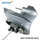 6AH-45300 Lower Casing Assy Short For Yamaha Outboard Motor 2T 15HP 20HP 6AH-45300-00-4D; Parsun F15A 20A F20-04000000S Top Real