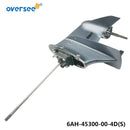 6AH-45300 Lower Casing Assy Short For Yamaha Outboard Motor 2T 15HP 20HP 6AH-45300-00-4D; Parsun F15A 20A F20-04000000S Top Real