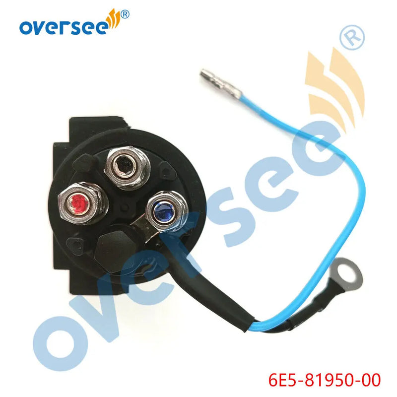 6E5-81950-00 Relay Assy Rele Completo For YAMAHA Outboard 1991-95 2000 175TLR Oversee Marine Store