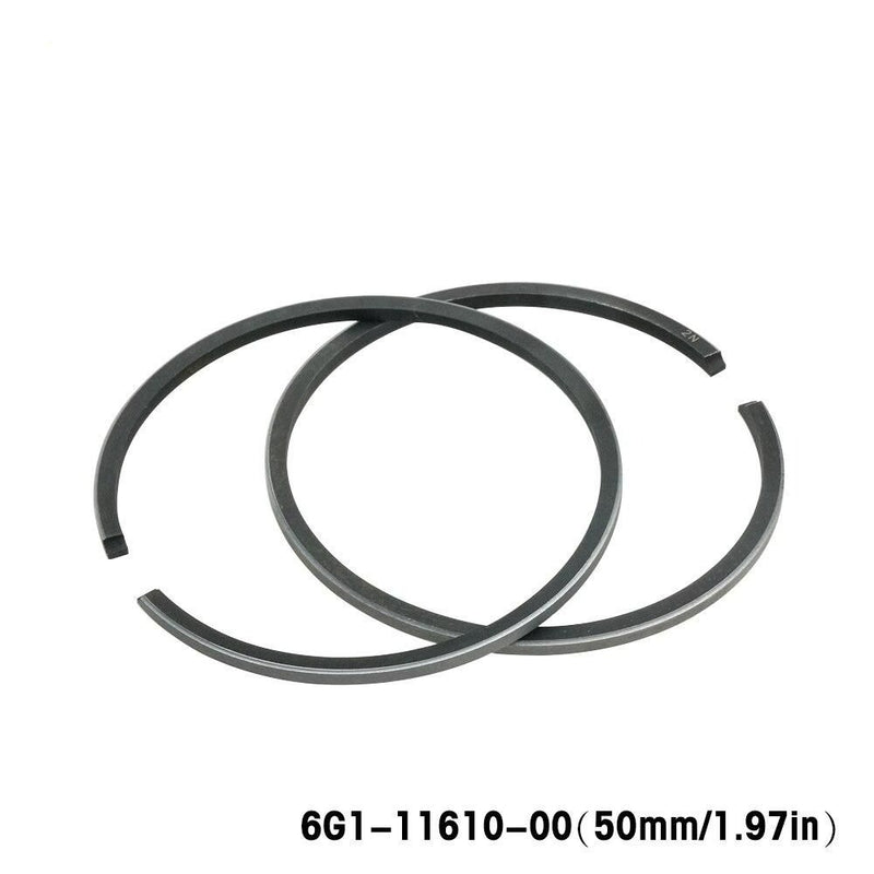 6G1-11610 Piston Ring Set STD For Yamaha Outboard Motor 2T 6HP 8HP 4HP Diameter 50mm 6G1-11610-00 647-11610 | oversee marine