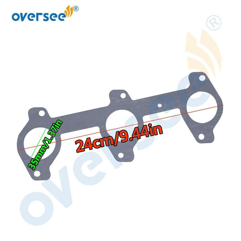 6H3-14198 Carburetor Gasket For YAMAHA Outboard Motor Parsun Hidea Seapro HDX 2T 60HP E60 6H3-14198-A1;  6H3-14198-00 Oversee Marine Store