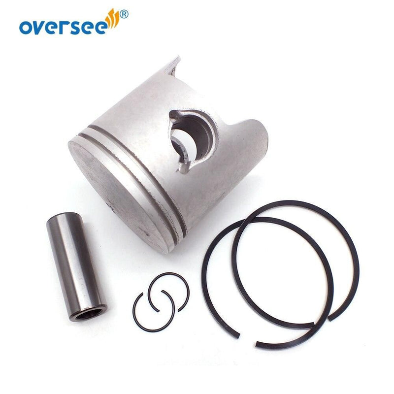 6K5-11636 Piston And Ring 6K5-11601-22 +050 For Yamaha Outboard Motor 2T 60HP 3CYL Parsun T60 6K5-11636-03;6H3-11601-22 | oversee marine
