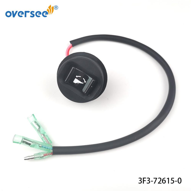 Oversee Marine 3F3-72615-0;3F3726150M Power Trim & Tilt PTT Switch Replacement For Tohatsu 30HP 25HP 70HP 2 Stroke 4 Stroke Outboard Engine Top Real