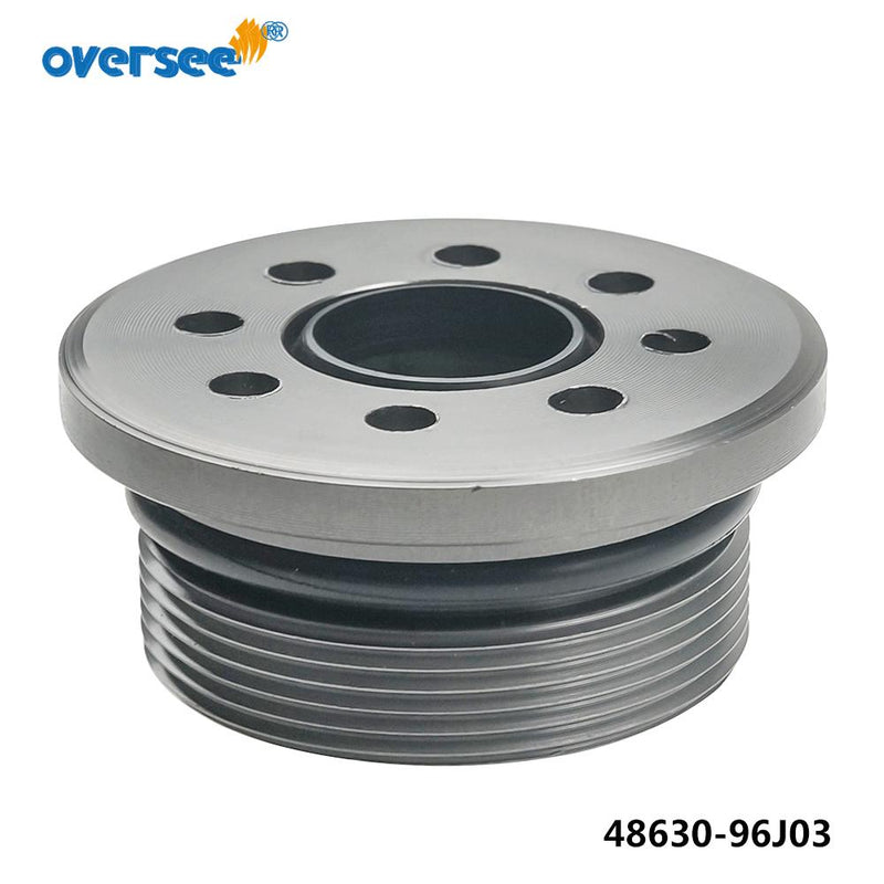 Oversee Marine 48601-94900 Piston Ram With 48630-96J01 Head Trim Cylinder Piston With 48601-94900 O-Ring Replacement For Suzuki Outboard Motor Trim Tilt 115-200HP 2 Stroke  4 Stroke Outboard Engine Top Real