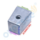 Oversee Marine 67C-45251-00 Anode Replacement For Parsun Yamaha 40HP 2 Stroke Outboard Engine Top Real