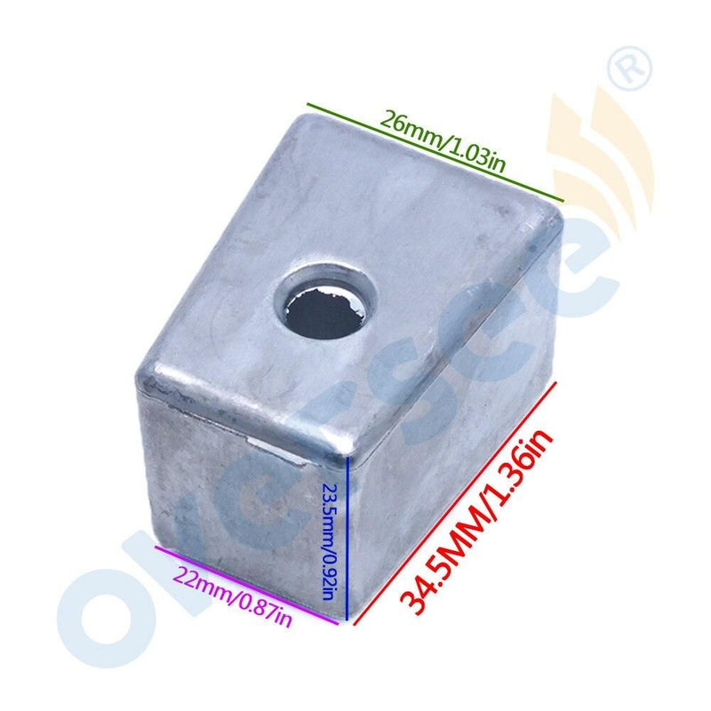 Oversee Marine 67C-45251-00 Anode Replacement For Parsun Yamaha 40HP 2 Stroke Outboard Engine Top Real