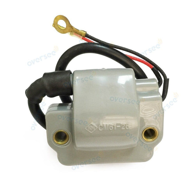 Oversee Marine 697-85570-00; 697-85570-10  Ignition Coil Replacement For Yamaha 48HP 55HP 2 Stroke Old Type Motor Outboard Engine Top Real