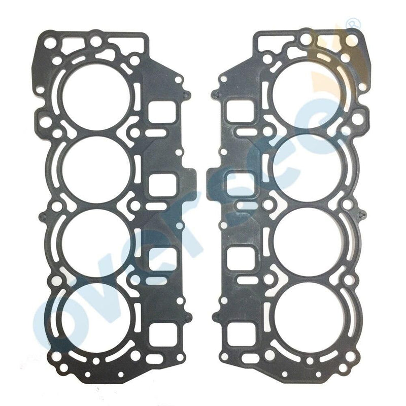 Oversee Marine 69W-11181-00; 69W-11181-01-00 Cylinder Head Gasket Replacement  For Yamaha 2 Stroke Outboard Enine Top Real