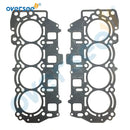 Oversee Marine 6C5-11181-01 Cylinder Head Gasket Replacement For Yamaha 50HP 60HP 4 Stroke Outboard Engine Top Real