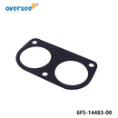 Oversee Marine 6F5-14483-00-00; 6F5144830000; 6F5-14483-0; 6F5-14483 Gasket Replacement For Yamaha Outboard Engine Top Real