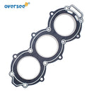 Oversee Marine 6H3-11181; 6H3-11181-01; 6H3-11181-00 Cylinder Head Gasket Replacement For Yamaha Parsun Hidea Seapro 60HP 70HP 2 Stroke Outboard Engine Top Real