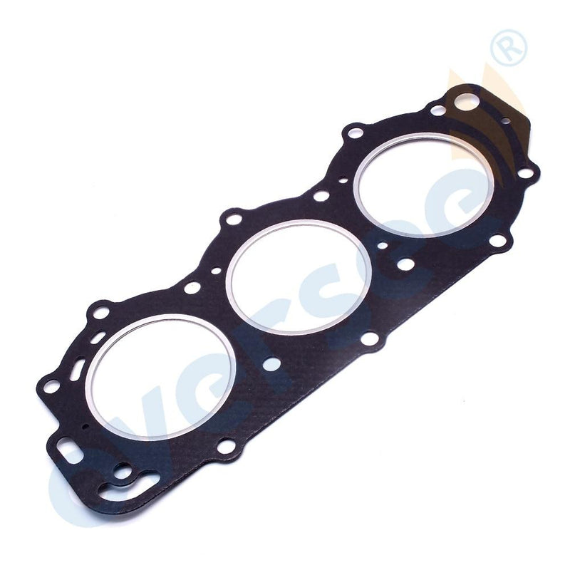 Oversee Marine 6H4-11181-00 Cylinder Head Gasket Replacement For Yamaha 25HP 40HP 50HP 2 Stroke Outboard Engine Top Real