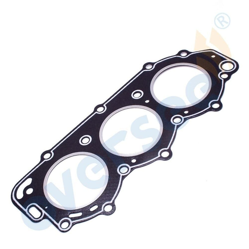 Oversee Marine 6H4-11181-00 Cylinder Head Gasket Replacement For Yamaha 25HP 40HP 50HP 2 Stroke Outboard Engine Top Real