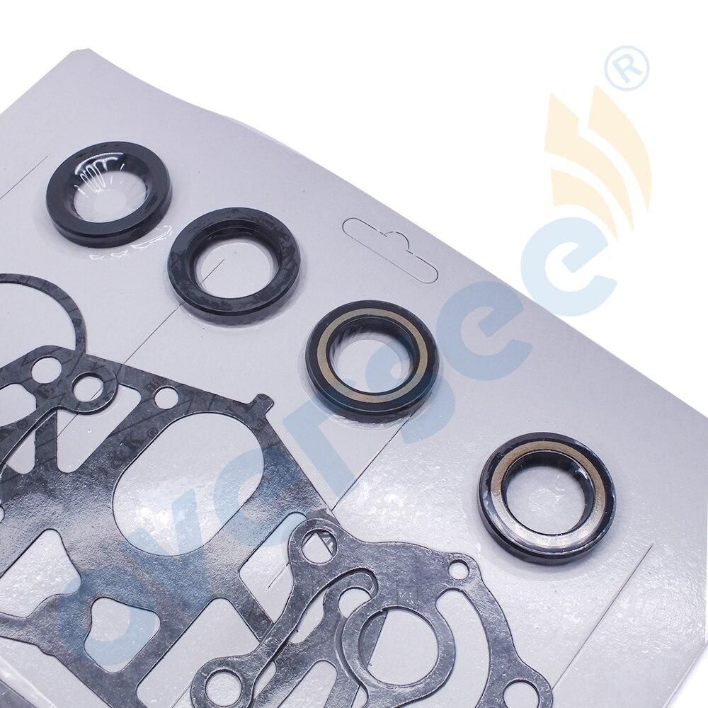 Oversee Marine 6H4-W0001; 18-2792; 6H4-W0001-21 Gear Box Gasket Kit; Lower Unit Seal Kit Replacement For Yamaha 3 Cyliner 40HP Outboard Engine Top Real
