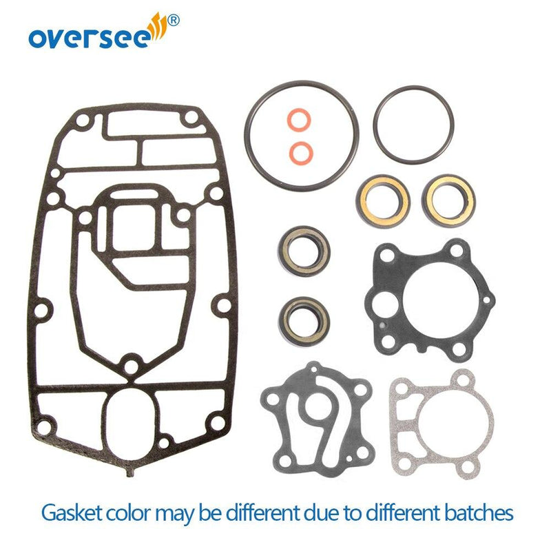 Oversee Marine 6J8-W0001; 18-2789; 6J8-W0001-21; 6J8-W0001-C2; 6J8-W0001-C1 Gear Box Repair Gasket Kit Replacement For Yamaha 25HP 30HP 2 Stroke Outboard Engine Top Real