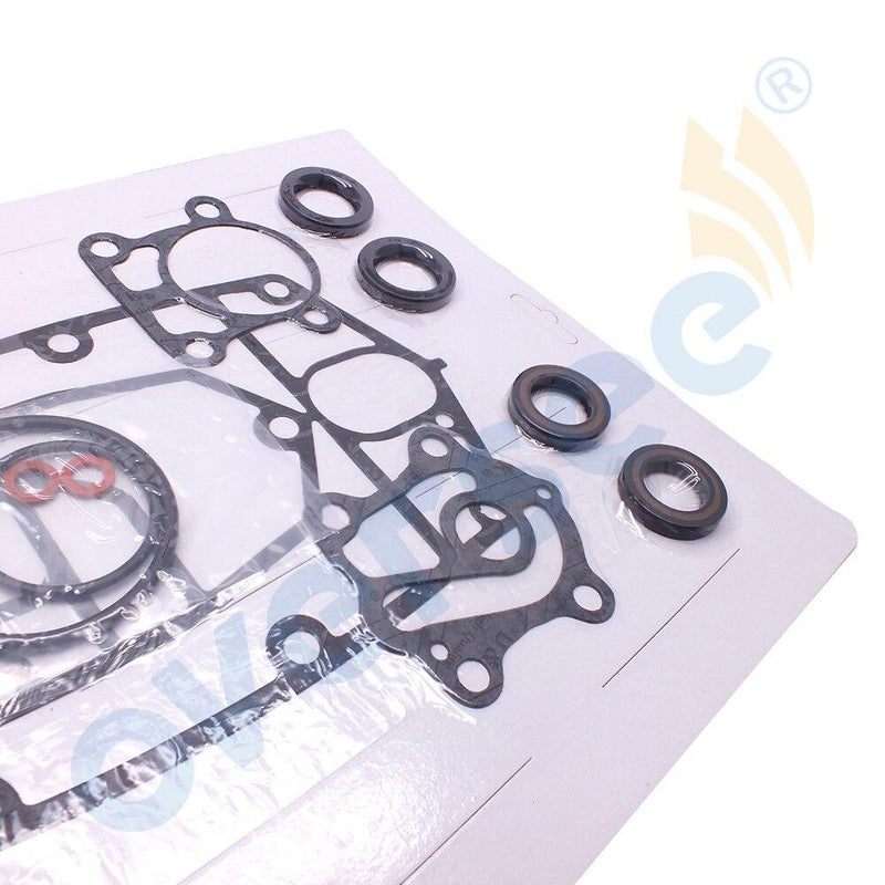 Oversee Marine 6J8-W0001; 18-2789; 6J8-W0001-21; 6J8-W0001-C2; 6J8-W0001-C1 Gear Box Repair Gasket Kit Replacement For Yamaha 25HP 30HP 2 Stroke Outboard Engine Top Real