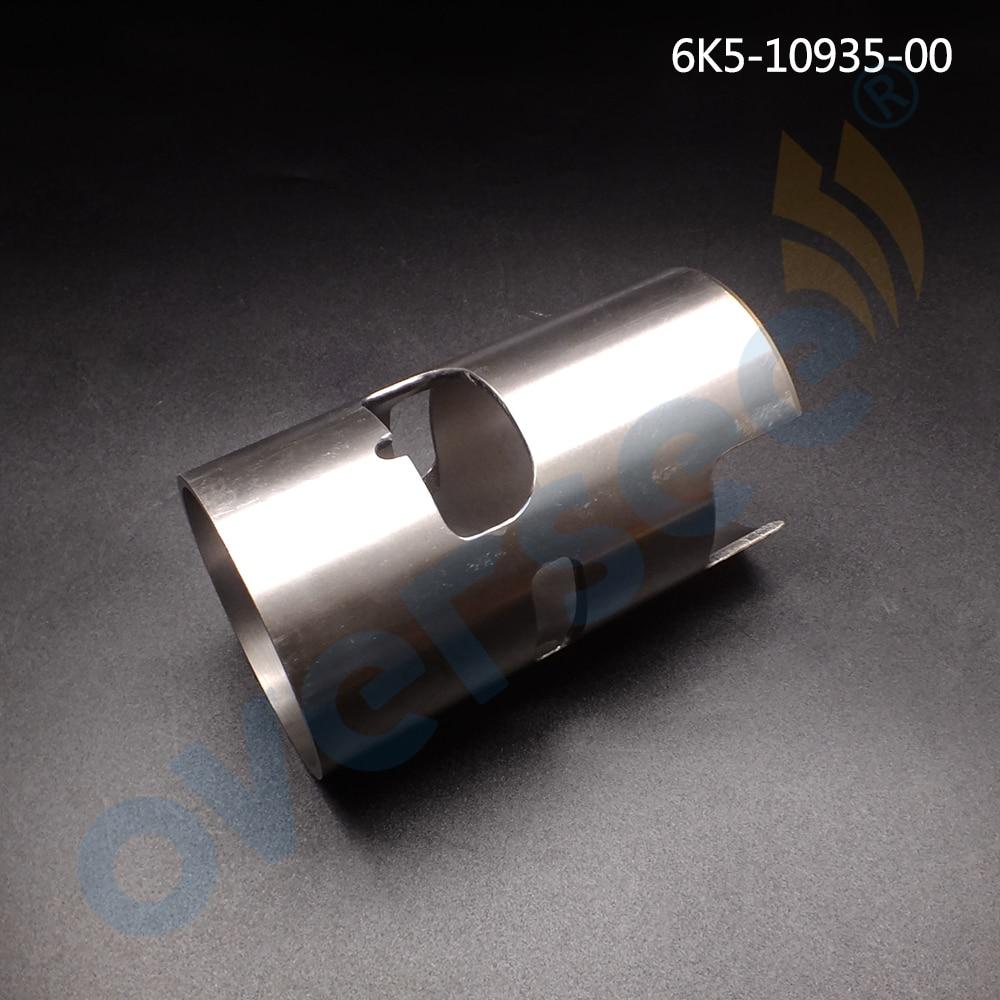 Oversee Marine 6K5-10935 Cylinder Liner Sleeve Dia.72mm Replacement For Yamaha Parsun 60HP  70HP 2 Stroke Outboard Engine Top Real