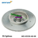 Oversee Marine 6K5-85550-A0-00 Flywheel Rotor Replacement For Yamaha 60HP 70HP 2 Stroke Outboard Engine Top Real