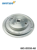 Oversee Marine 6K5-85550-A0-00 Flywheel Rotor Replacement For Yamaha 60HP 70HP 2 Stroke Outboard Engine Top Real