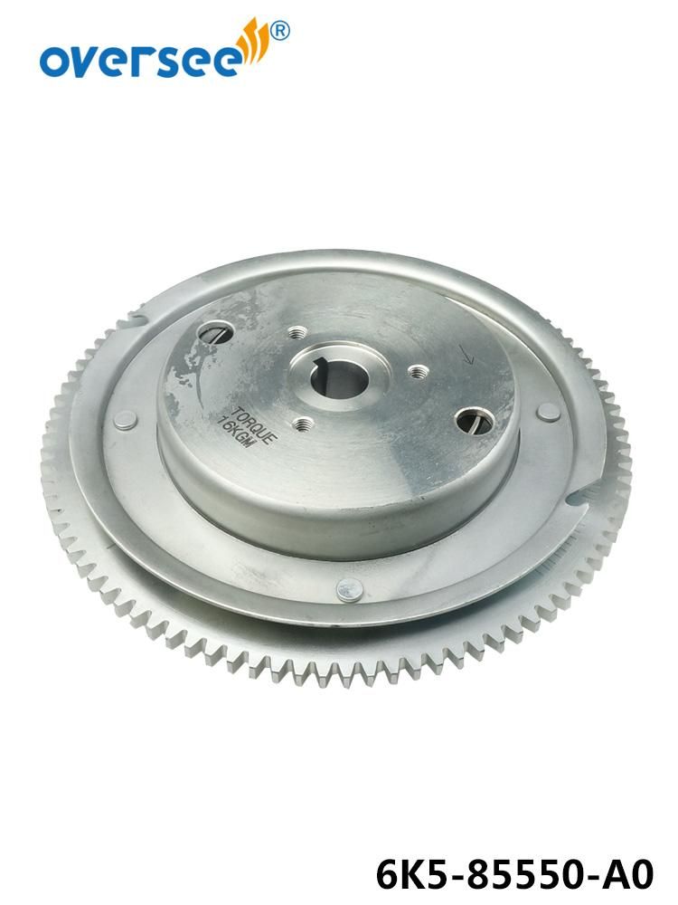 Oversee Marine 6K5-85550-A0-00 Flywheel Rotor Replacement For Yamaha 60HP 70HP 2 Stroke Outboard Engine Top Real