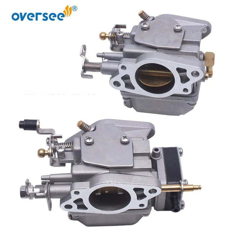 Oversee Marine 6L2-14301 Carburetor Replacement For Yamaha 2T 2 Cylinder 20HP 25hp 25MLHU 6L2-14302-00 6L2-14301-00 Outboard Engine Oversee Marine Store