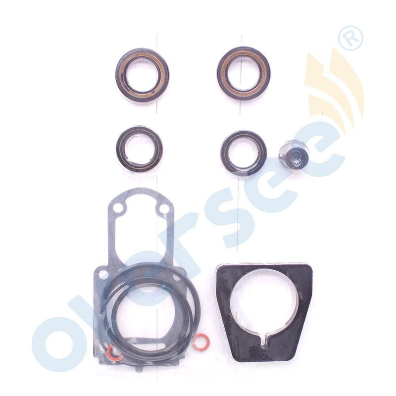 Oversee Marine 6L2-W0001;  6L2-W0001-C3; 6L2-W0001-C2 Lower Casing Gear Box Gasket Kit Replacement For Yamaha 20HP 25HP Outboard Engine Top Real