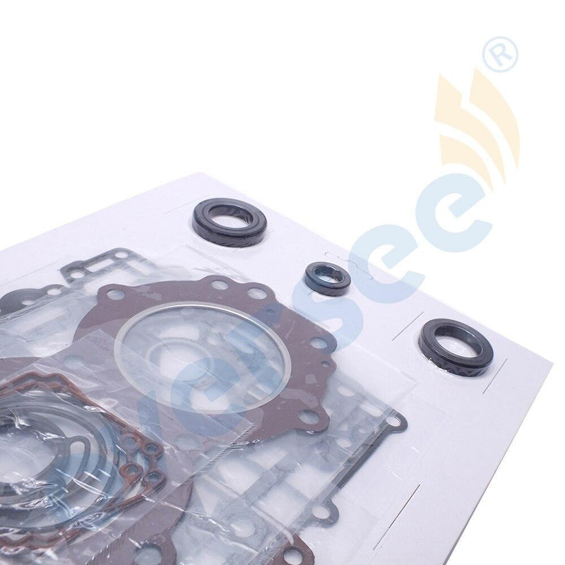Oversee Marine 6L2-W0001; 6L2-W0001-03 Power Head Gasket Kit Replacement For Yamaha 6L2 Series 20HP 25HP 2 Stroke Outboard Engine Top Real