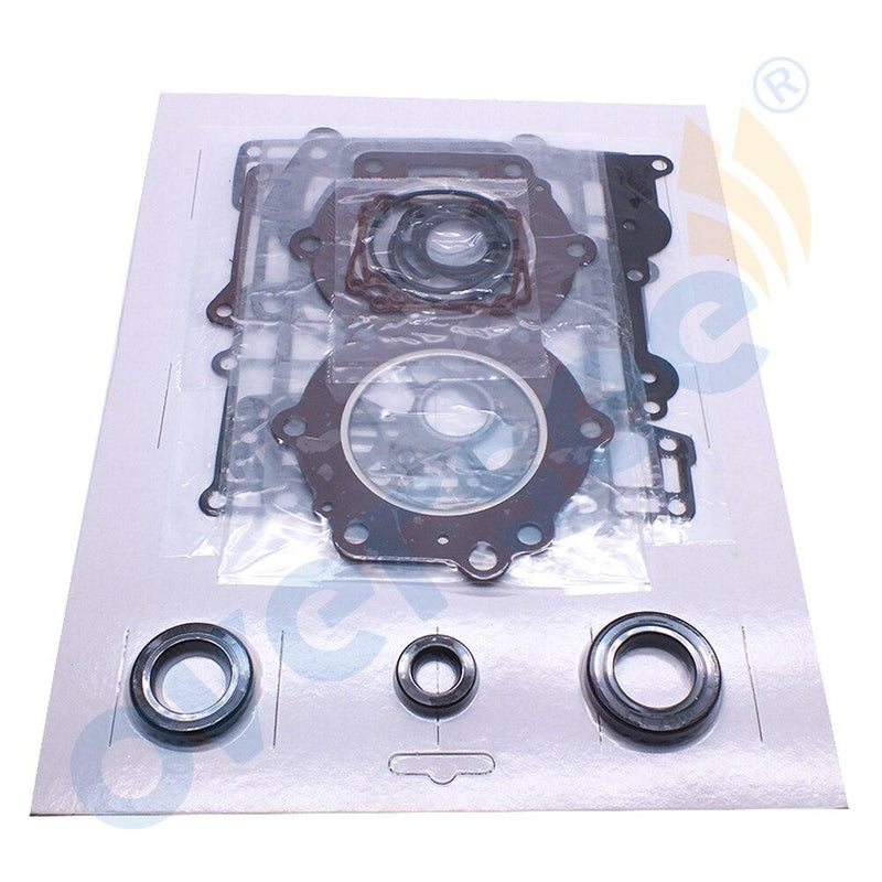 Oversee Marine 6L2-W0001; 6L2-W0001-A2; 6L2-W0001-00 Power Head Gasket Repair Kit Replacement For Yamaha 20HP 25HP 2 Stroke Outboard Engine Top Real
