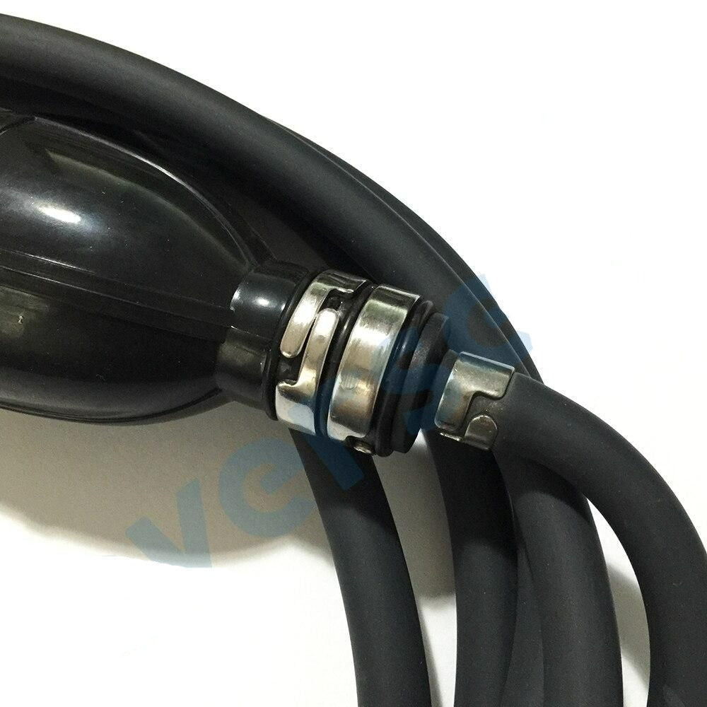 Oversee Marine 6Y2-24306; 6Y1-24306 Rubber Fuel Line Hose With Connector and Primer Pump Replacement For Yamaha Parsun Fuel Pipe Assy 6mm  4HP - 200HP 2 Stroke  Outboard Engine Oversee Marine Store